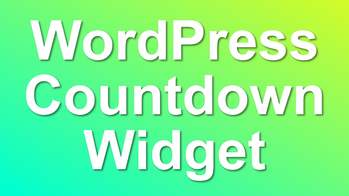 wordpress-countdown-widget